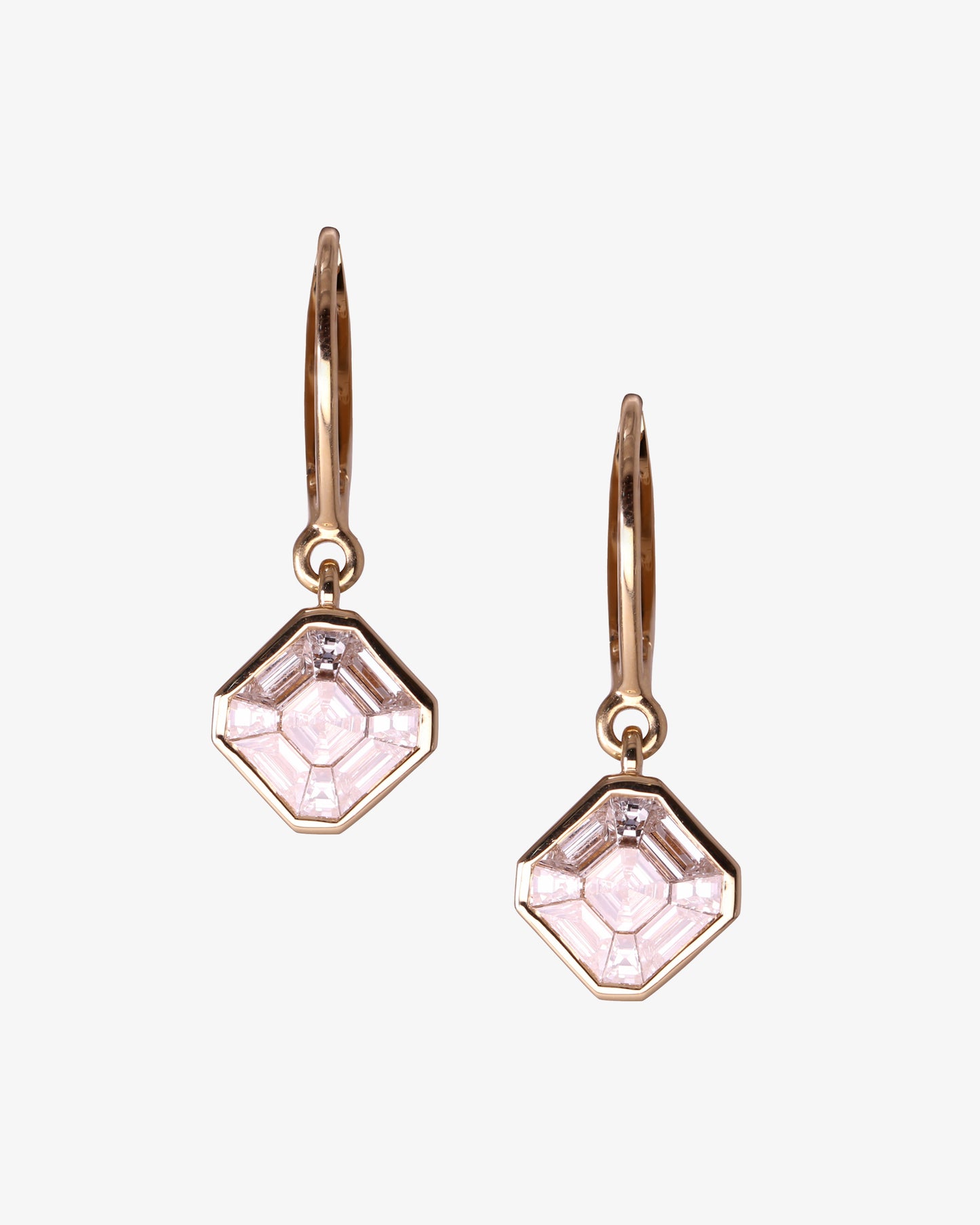 Asscher Diamond Earrings