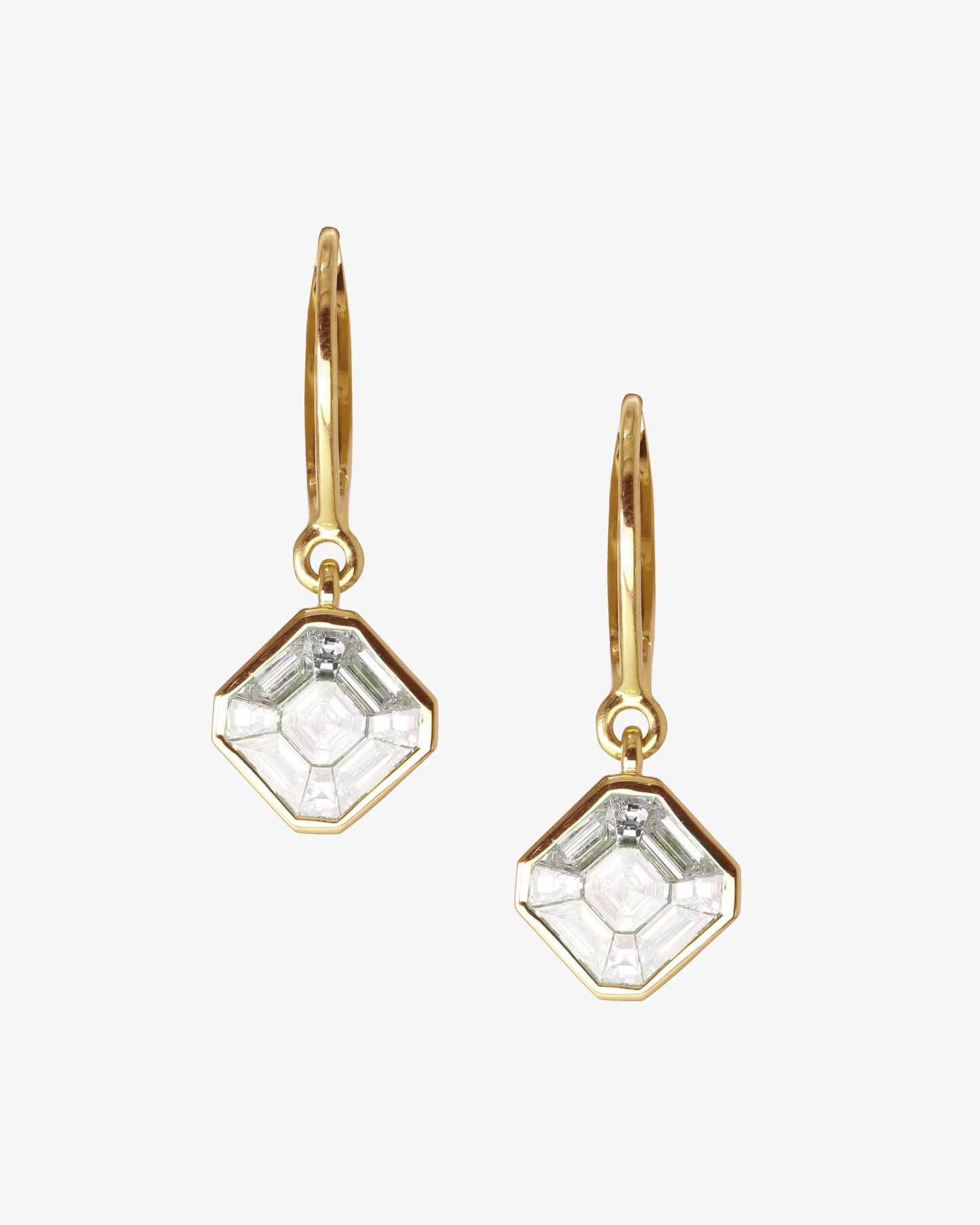Asscher Diamond Earrings