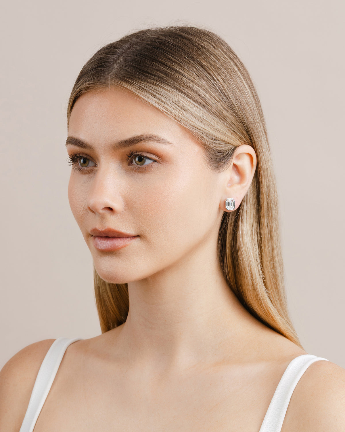 Diamond Invisible Set Earrings