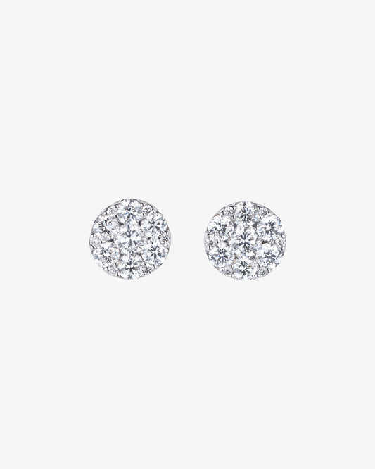 0.48ct Illusion Set Diamond Stud Earrings