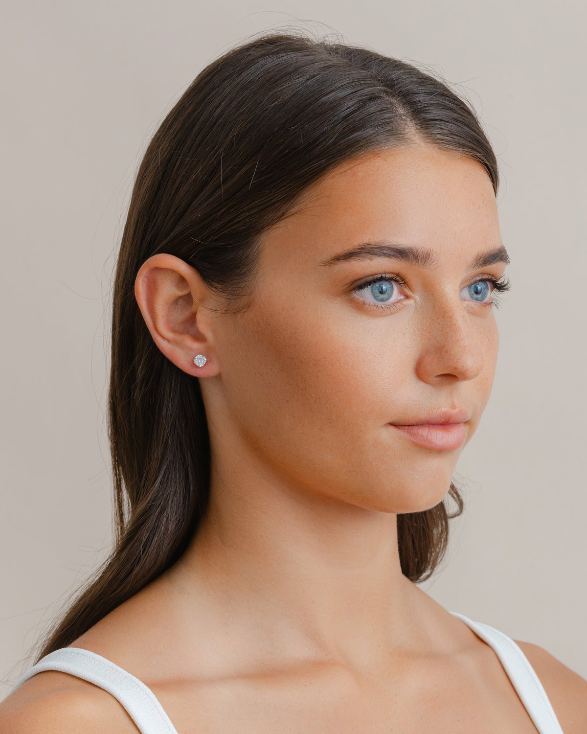 0.60ct Diamond Illusion Stud Earrings