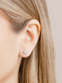 0.63ct (Total)  Diamond Stud Earrings