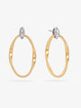 Marco Bicego Marrakech Onde Twisted Coil Diamond Earrings