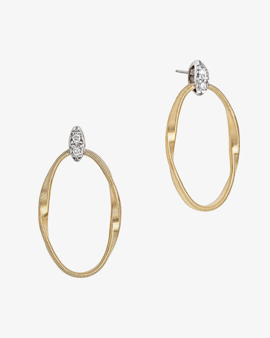Marco Bicego 'Marrakech Onde' Collection Diamond Link Studs