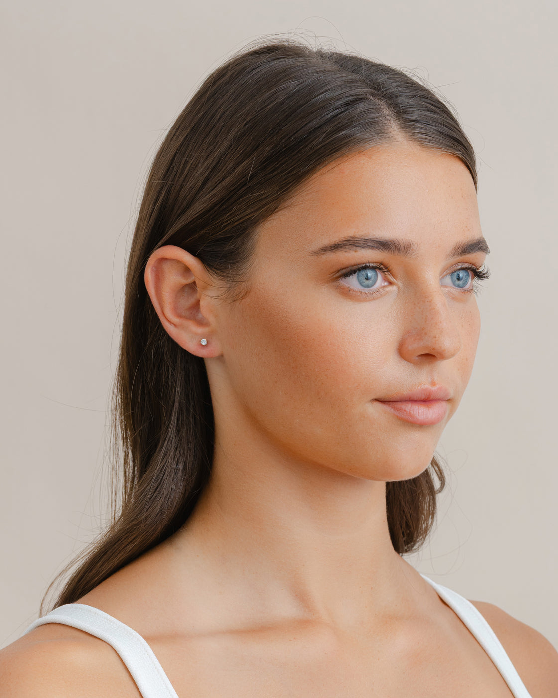 0.22ct (Total)  Diamond Stud Earrings