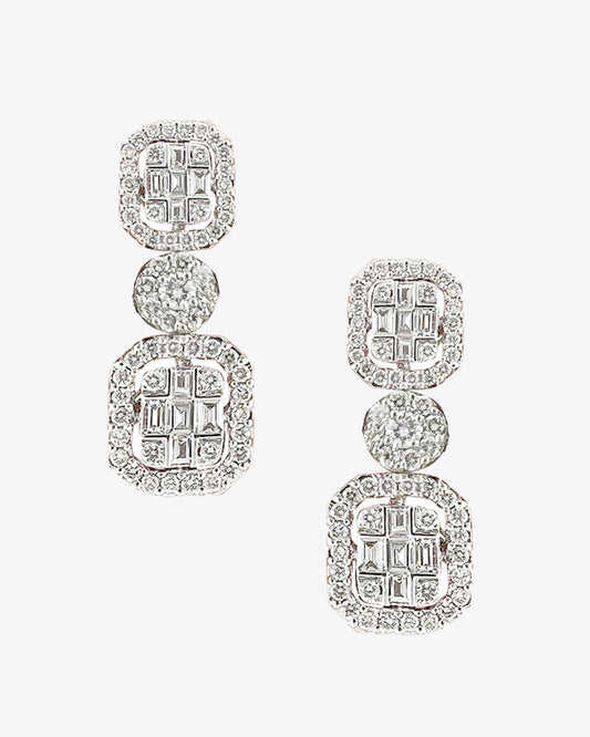 Diamond 1.64ct Drop Earrings