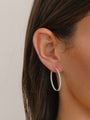 Diamond Hoop Earrings