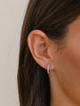 Diamond Huggie Earrings