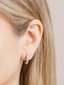 Diamond Huggie Earrings