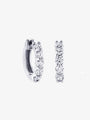 Diamond Huggie Earrings