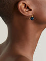 Ole Lynggaard Dew Drop London Blue Topaz Earrings Small