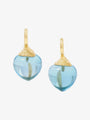 Ole Lynggaard Dew Drop Sky Blue Topaz Earrings Small