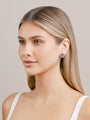 Isabelle Langlois Amethyst and Multi-Coloured Gemstone Earrings