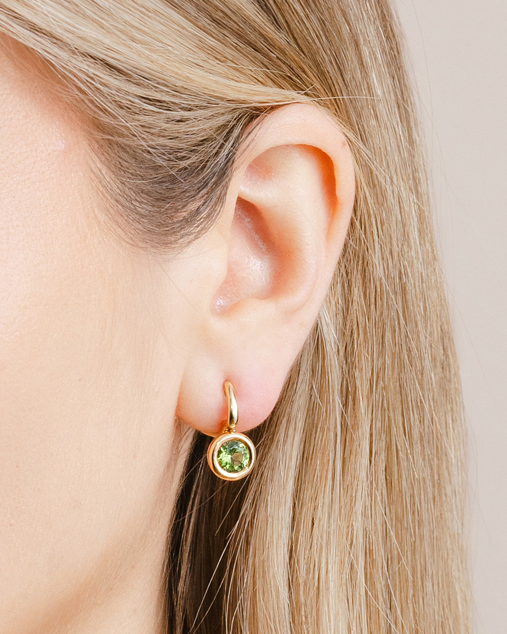 Green Tourmaline Earrings