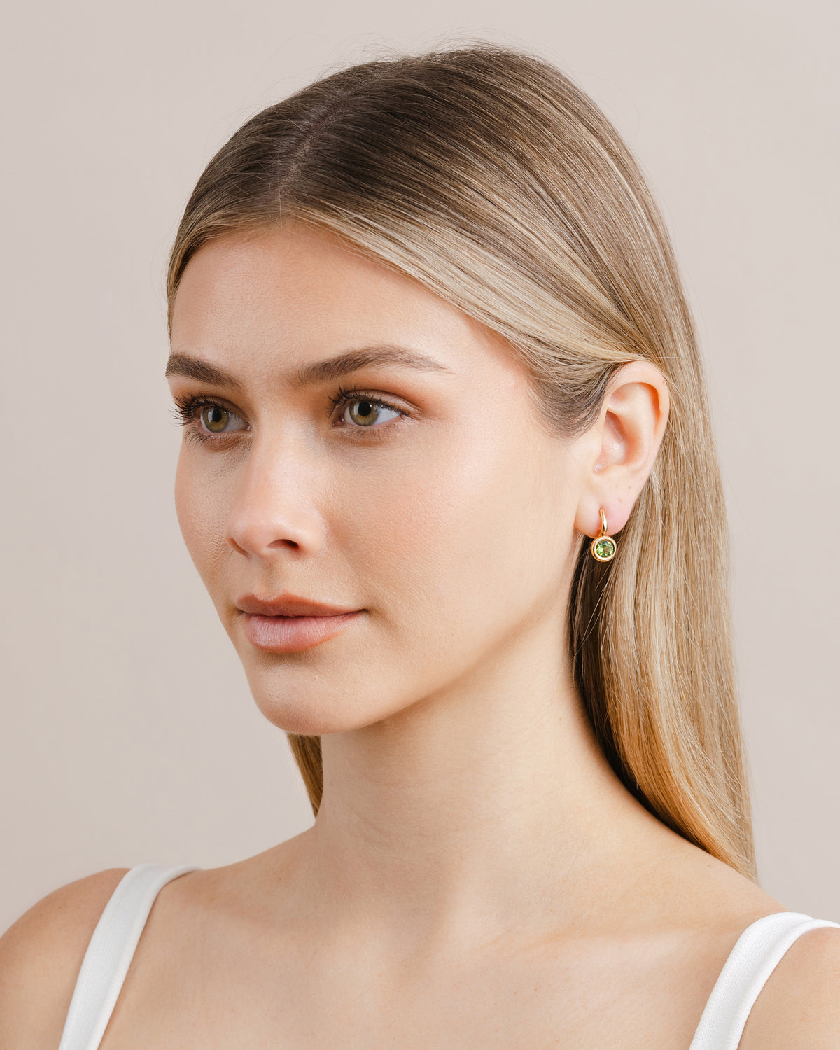 Green Tourmaline Earrings