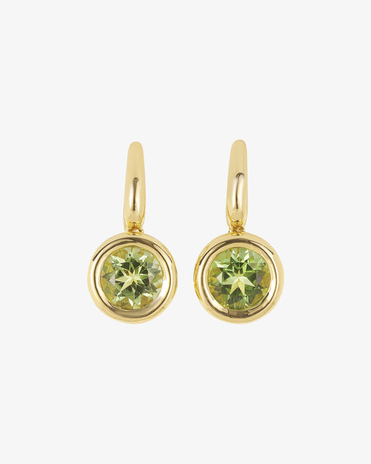 Green Tourmaline Earrings