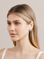 Mint Tourmaline and Diamond Earrings