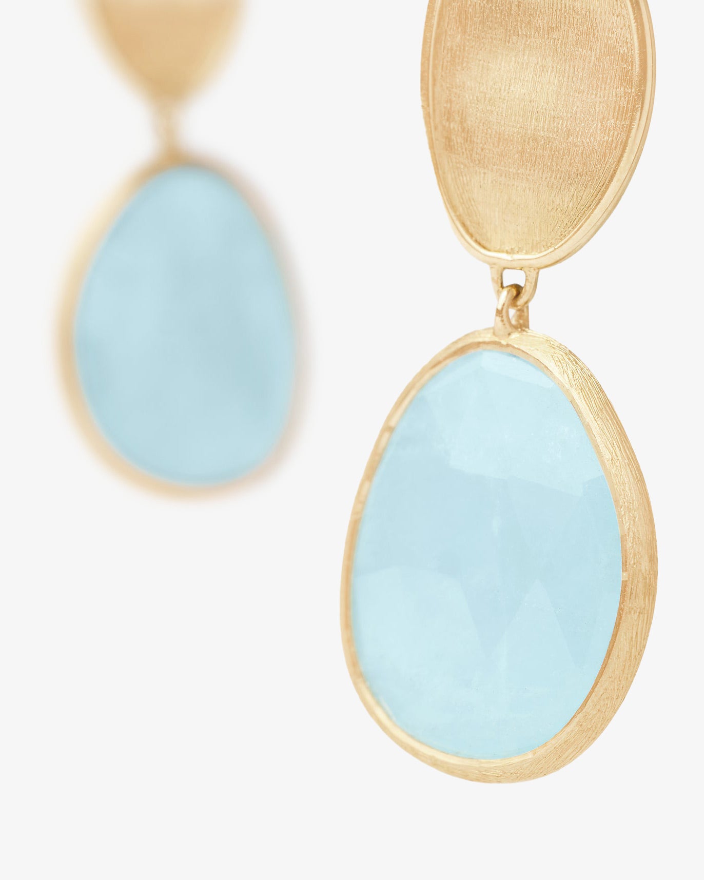 Marco Bicego 'Lunaria' Collection Aquamarine Earrings