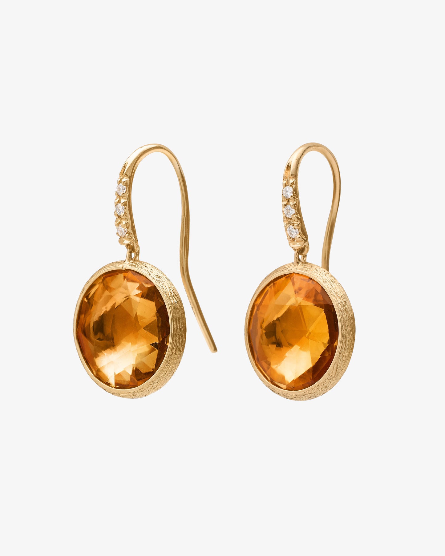 Marco Bicego 'Jaipur' Citrine and Diamond Earrings