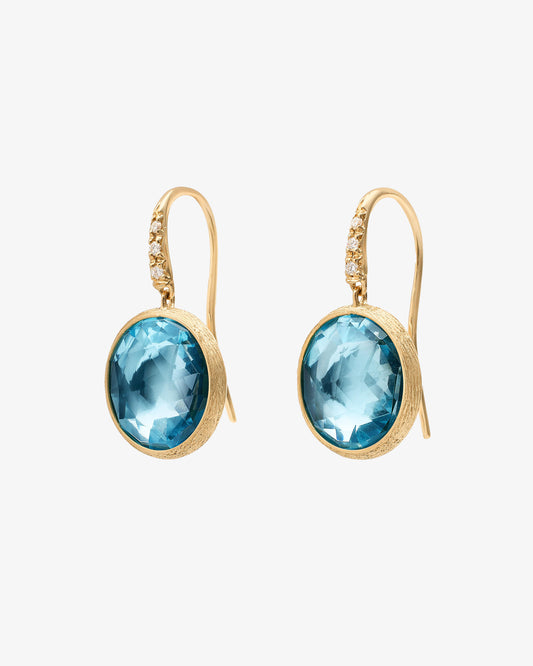 Marco Bicego 'Jaipur' Blue Topaz and Diamond Earrings