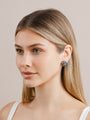 Sapphire and Tsavorite Earrings