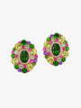 Isabelle Langlois Diopside and Multi-Coloured Gemstone Earrings
