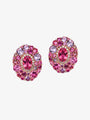 Isabelle Langlois Pink Tourmaline and Multi-Coloured Gemstone Earrings