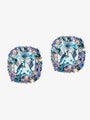 Isabelle Langlois Blue Topaz and Diamond Earrings