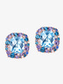 Isabelle Langlois Blue Topaz and Diamond Earrings