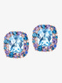 Isabelle Langlois Blue Topaz and Multi-Coloured Gemstone Earrings