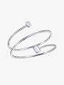 ASHOKA® 2.99ct Diamond Wrap Around Bangle