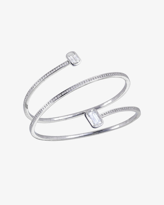 ASHOKA® 2.99ct Diamond Wrap Around Bangle