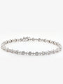 White Gold Tennis Bracelet