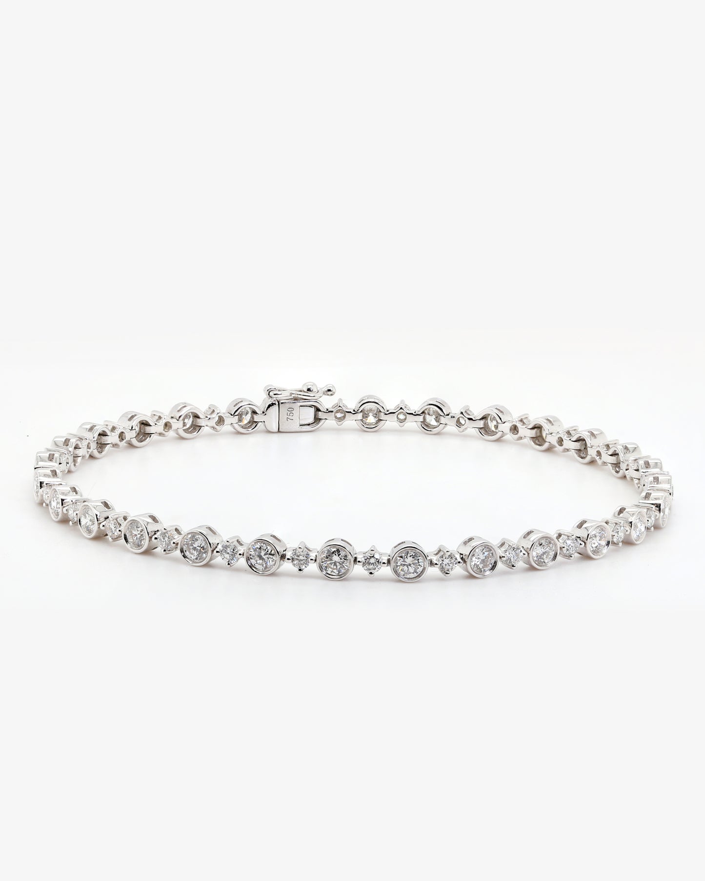 White Gold Tennis Bracelet