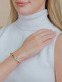 Oval Link Diamond Bracelet