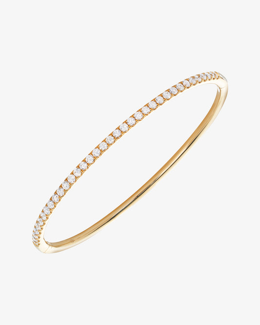 Diamond Claw Set Bangle