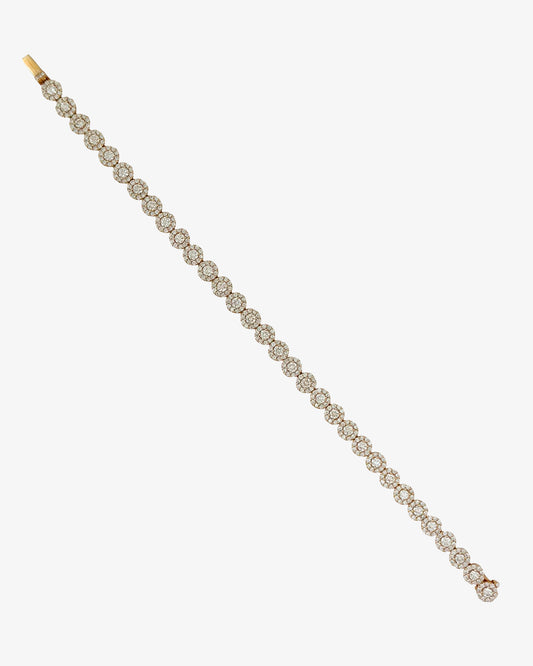 Diamond & Rose Gold Bracelet