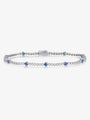 Diamond and Sapphire Bracelet