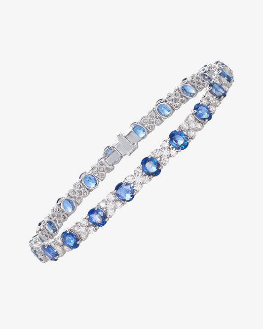 Sapphire and Diamond Bracelet