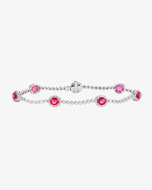Ruby and Diamond Bracelet