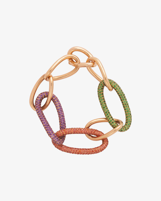 Coloured Link Bracelet
