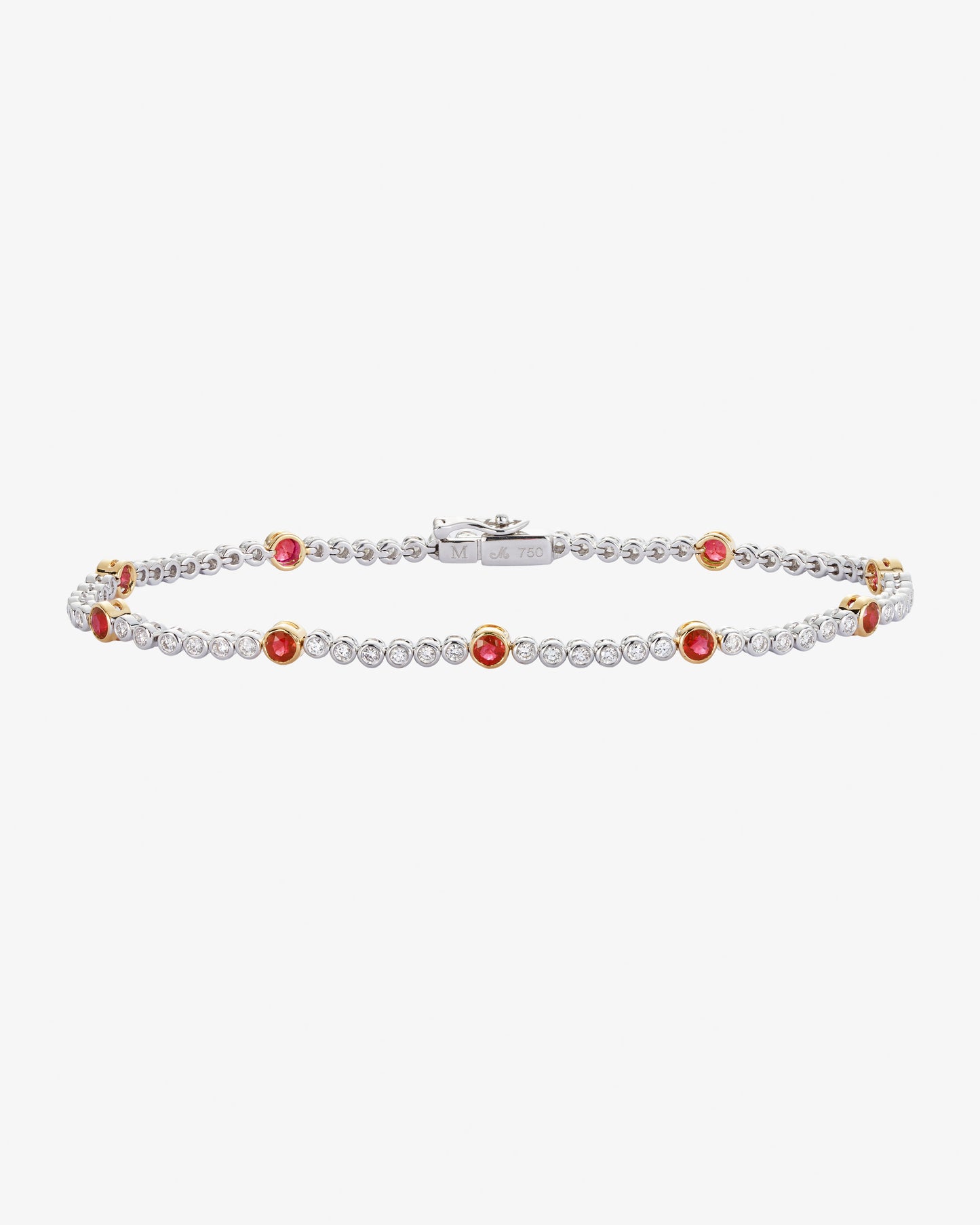 Diamond and Ruby Bracelet