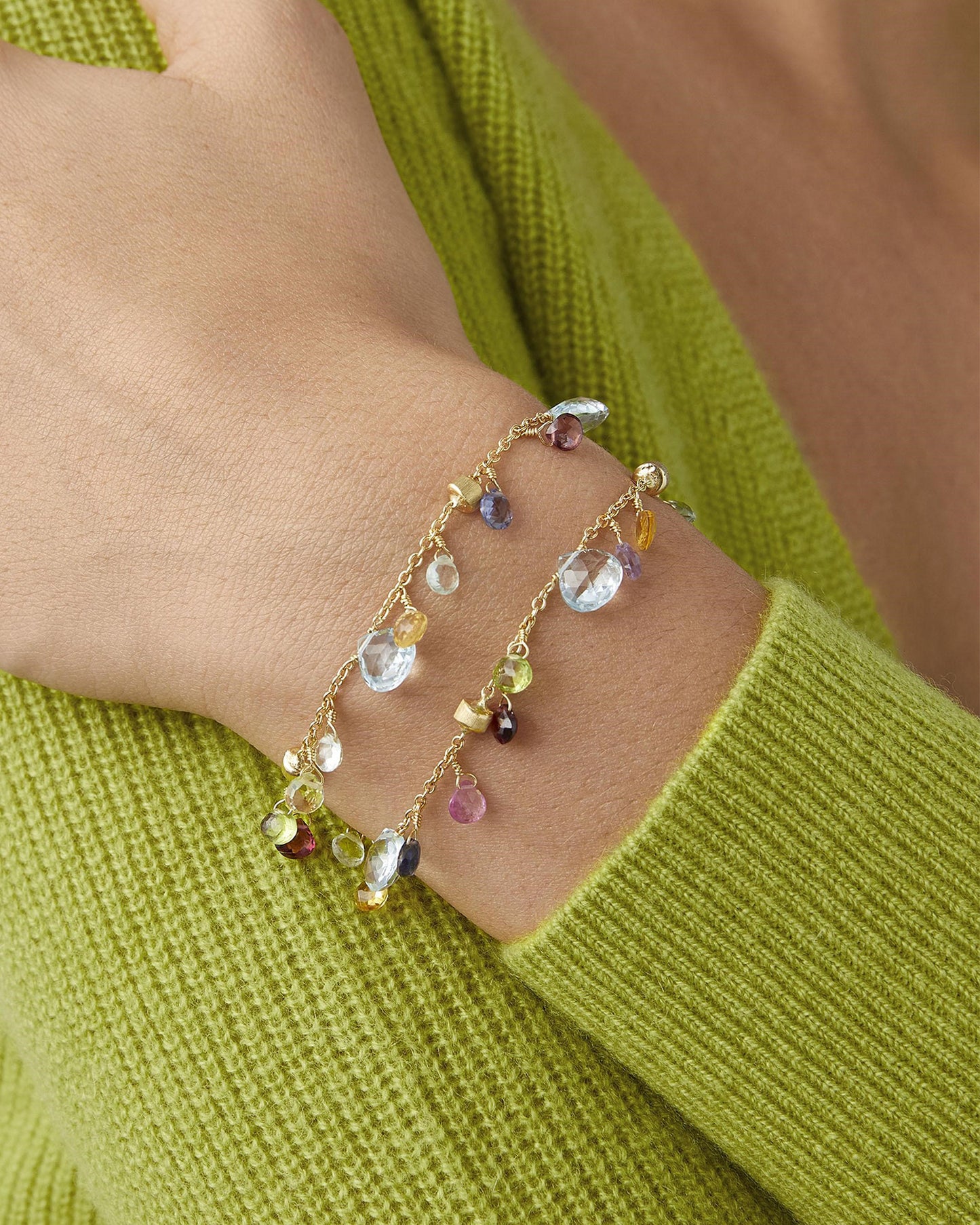 Marco Bicego 'Paradise' Collection Multi Coloured Gem Stone Bracelet