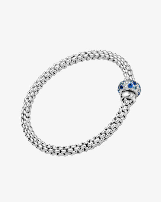 Fope Solo Diamond and Sapphire Bracelet
