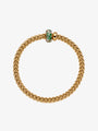 Fope Solo Diamond and Emerald Bracelet