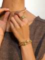 Fope Solo Diamond and Emerald Bracelet