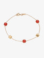 Gold Gemstone Bracelet