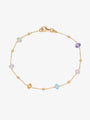 Gold Multi Gemstone Bracelet