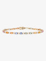 Multi-coloured Sapphire and Diamond Bracelet