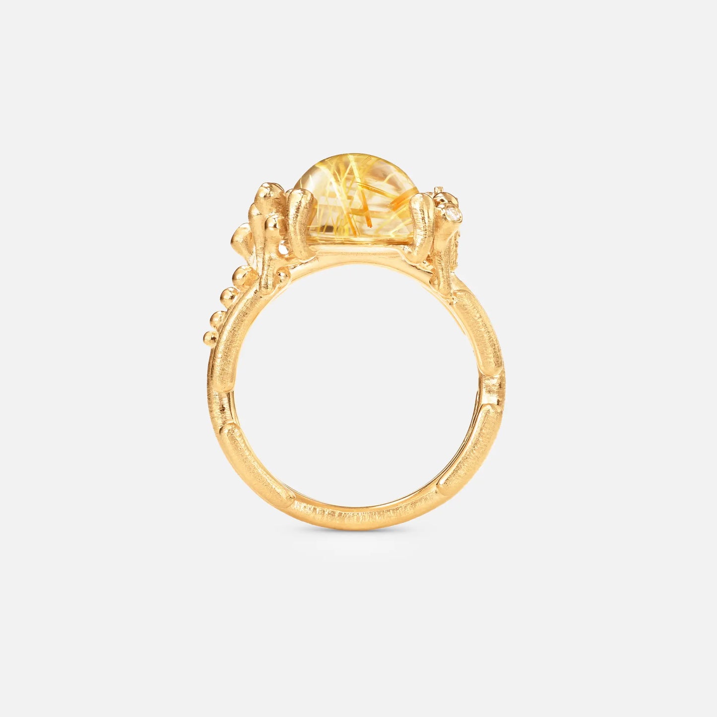 Ole Lynggaard 'BoHo' Ring with Rutile and Diamond